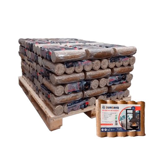 Briquettes Burbriq, 52 paquets de 5 briquettes