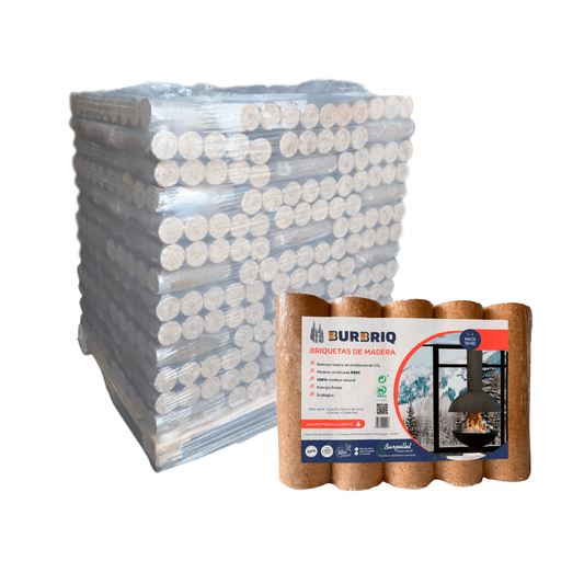 Briquettes BURBRIQ - 104 paquets (5 briquettes par paquet)